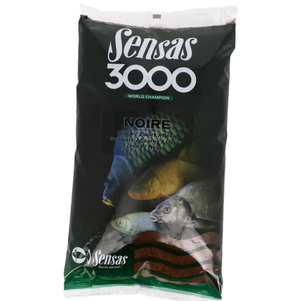 Sensas 3000 Noire Black Zanęta 1kg