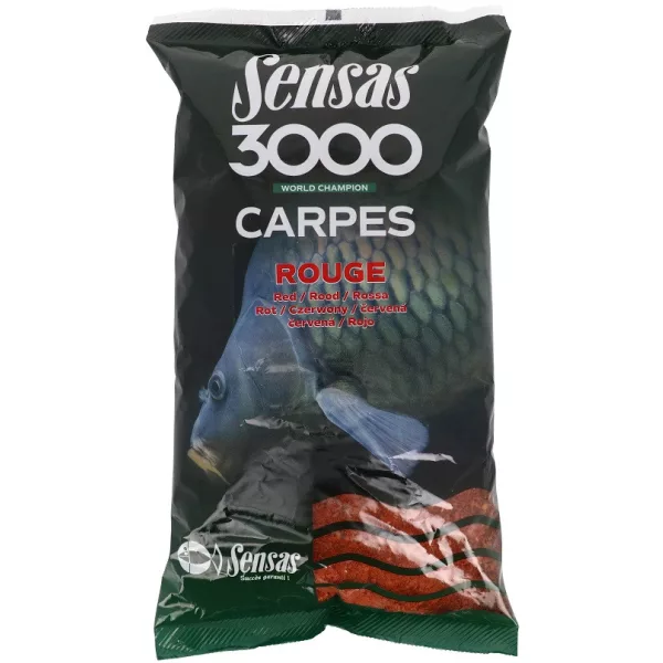 Sensas 3000 Carp Red Groundbait 1kg