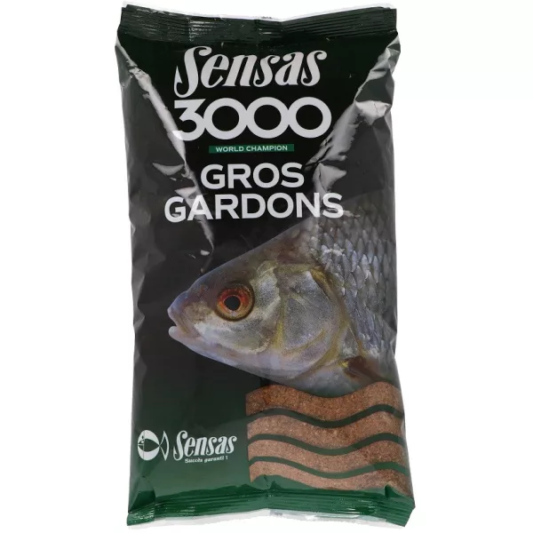 Sensas 3000 Gros Gardons Big Roach Groundbait 1kg