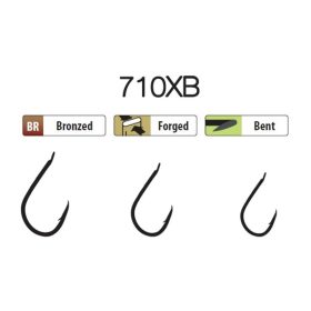 Trabucco XPS 710XB 14 Haczyki z zadziorem, 25szt