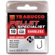 Trabucco Pellet Specialist 10 z oczkiem, Haczyk bezzadziowy 15szt