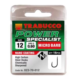   Trabucco Power Specialist 15 Haczyk z łopatką, z zadziorem 15 szt.