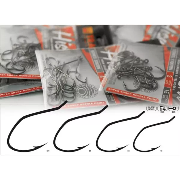 Trabucco Hisashi 11026 4/0 Hak drapieżnika 5szt