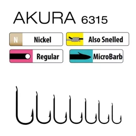 Trabucco Akura 6315 16 Płytkowy, Zadziorowy Haczyk 15szt.