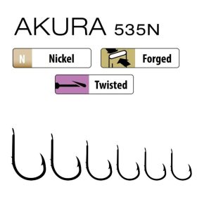   Trabucco Akura 535N 04 Haczyk z łopatką, z zadziorem 15szt.