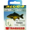 Trabucco Akura Carp 04 Bezdźwięczny, z brodą, jednonitkowy haczyk z przyponem 10 szt.