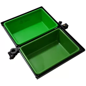   Sensas Jumbo Stolik na przynęty Feeder z 2 pojemnikami 51x41cm