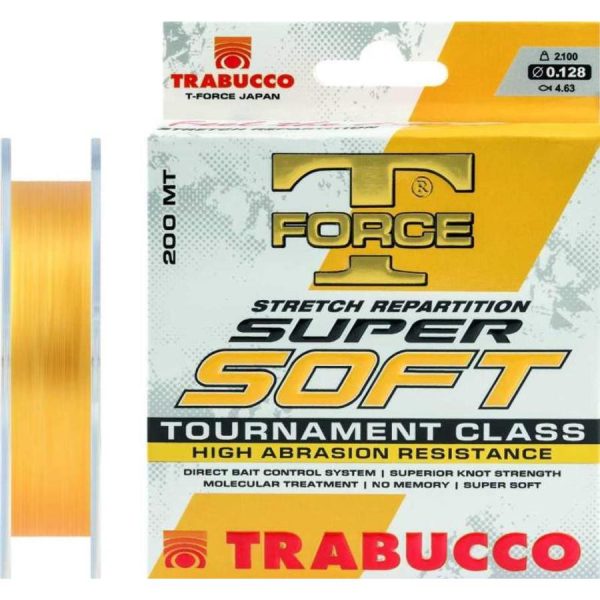 Trabucco T-Force Super Soft 0,128mm 200m Monofilamentowa Żyłka Główna