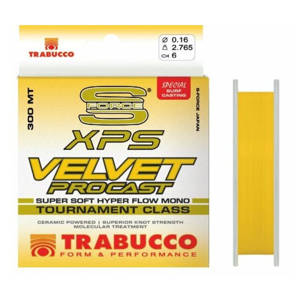 Trabucco S-Force XPS Velvet Pro Cast 600m 0,25mm Żyłka Monofilamentowa Główna