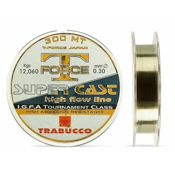 Trabucco T-Force Super Cast 300m 0,255mm Żyłka Monofilamentowa