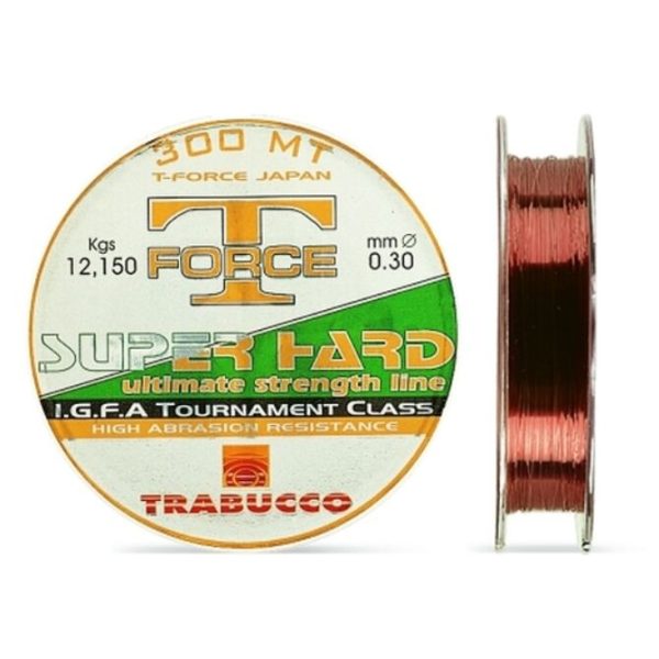 Trabucco T-Force Super Hard 300m 0,30mm Żyłka Monofilamentowa