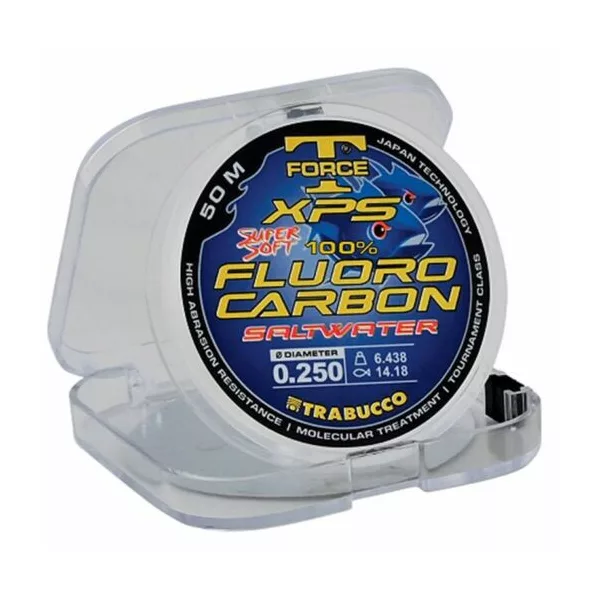 Trabucco T-Force XPS Fluorocarbon Saltwater 2013 50m 0,25mm Żyłka Monofilowa Przyponowa