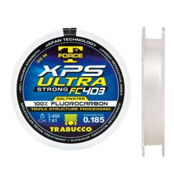 Trabucco T- Force XPS Ultra Fluorocarbon 403 Tengeri 50m 0,37mm Monofil Előkezsinór