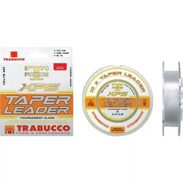 Trabucco T-Force XPS Taper Leader 10*15m 0,5-0,20mm Monofilamentowy Przypon