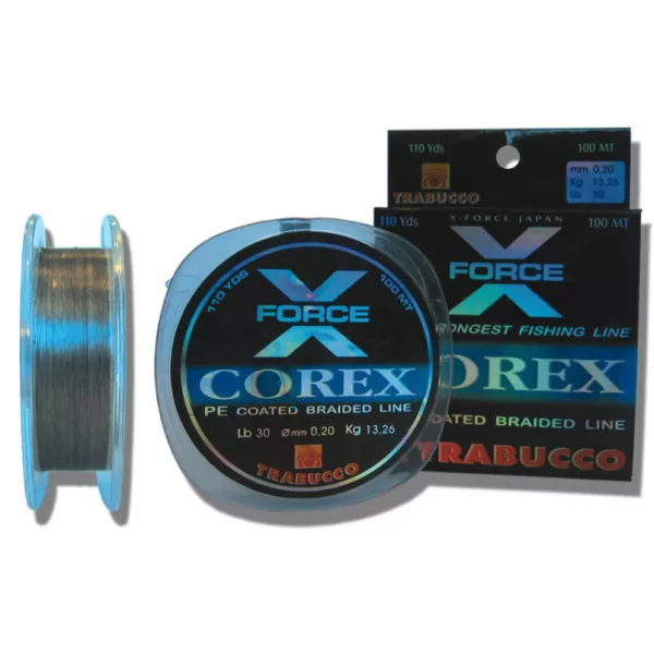Trabucco X-Force Corex Pe Coated 100m 0,10mm Pleciona Żyłka Główna