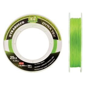   Trabucco Dyna-Tex X4 Power 150m 0,128mm Limonkowo-żółta Pleciona Żyłka Główna