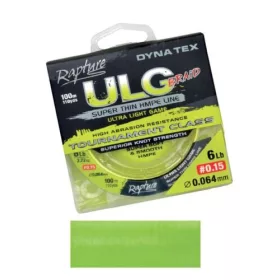 Rapture Dyna-Tex ULG lime 100m 0,064mm Fonott Főzsinór