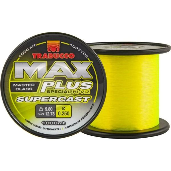 Trabucco Max Plus Linia Supercast 1000m 0,28mm Żyłka Monofilamentowa Główna