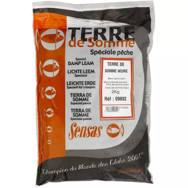 Sensas Terre de Somme Glinka Czarna 2kg