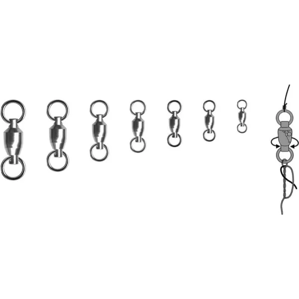 Trabucco BB Swivel Solid Ring 03 Krętlik 6szt.