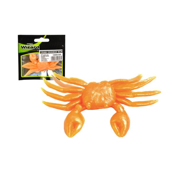 Wizard Crab Pomarańczowy 8cm Imitacja Raka