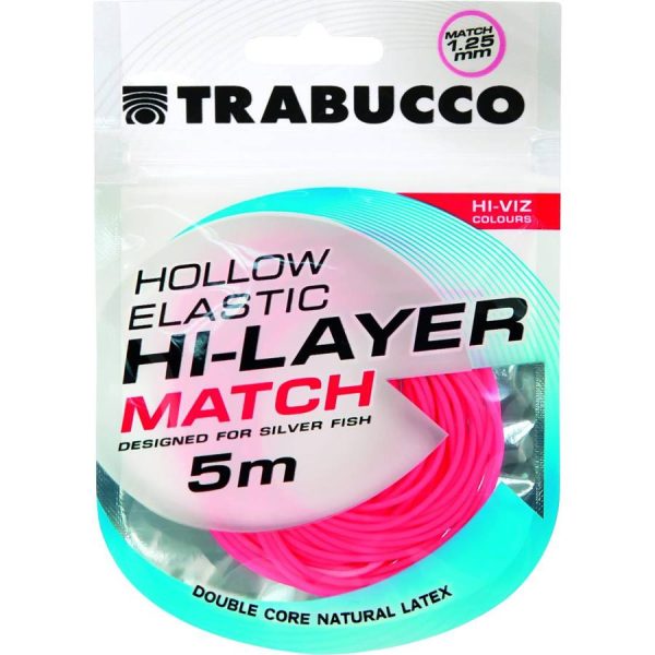 Trabucco Hi-Layer Hollow Elastic Match Guma do bata 1,25mm 5m