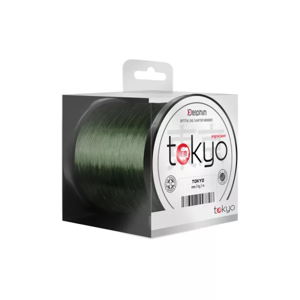 Monofilament Delphin TOKYO zielony 0,261mm 12lbs 600m