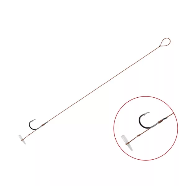 Feeder Związany haczyk Delphin Proxi 8 Quickstop / 6szt 8cm #8