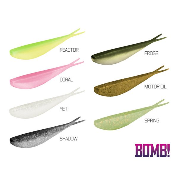 Delphin Guma D-SHOT Coral 105mm - 5szt. - Drop Shot