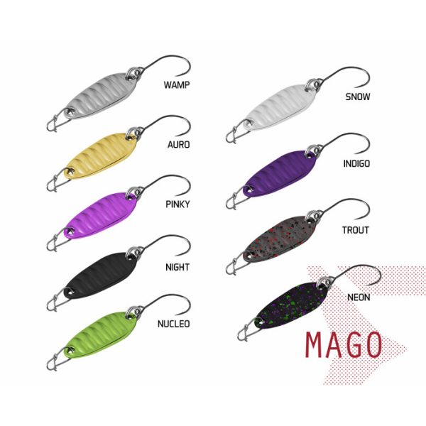 Delphin Mago TROUT #8 - 2gr - Błystka - Rozmiar haczyka #8