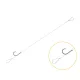 Feeder Związany haczyk Delphin FLR Loop / 6szt 8cm #8 SM