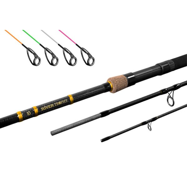 Delphin RIVER Trophy NXT + 4 tips 400cm/200g/3 part Feeder rod