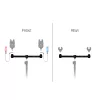 Delphin SimpleBUZZ 2 botos buzzbar Kereszttartó 30cm
