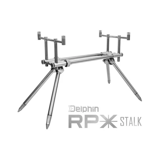 Delphin Rodpod RPX Stalk Silver Dwuwędkowy Buzz Bar