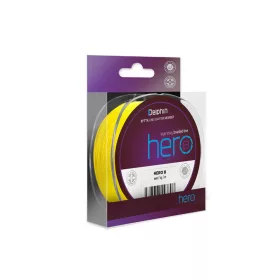 Delphin HERO 8 0,14mm Plecionka Fluo żółta