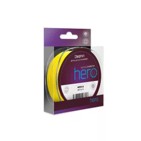 Delphin HERO 8 0,20mm Plecionka Fluo żółta