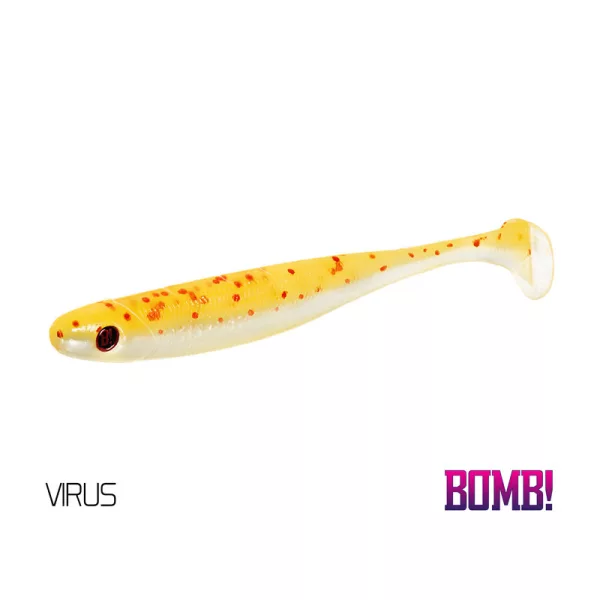 Delphin BOMB! Gumowa ryba Rippa - Virus 5 szt. Gumowa przynęta 10cm