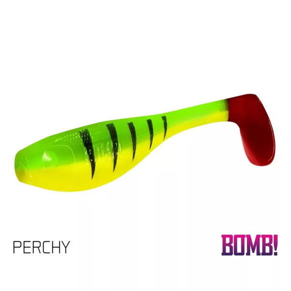 Delphin BOMB! Gumowa Przynęta Fatty / 5szt. Sztuczna Przynęta Gumowa 10cm