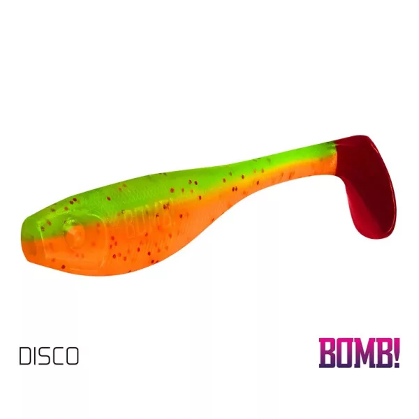 Delphin BOMB! Gumowa ryba Fatty - Disco 5 szt. Gumowa przynęta 12cm