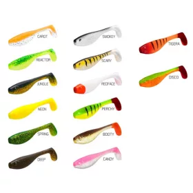   Delphin Top mix BOMB! Przynęta Fatty / 5 szt. gumowej przynęty 10cm