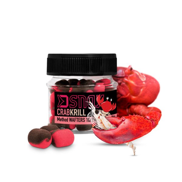 Przynęty, zanęcanie - Przynęty haczykowe - Delphin D SNAX WAFT przynęta 10x7mm Rak-Krill Pop Up Feeder Przynęta