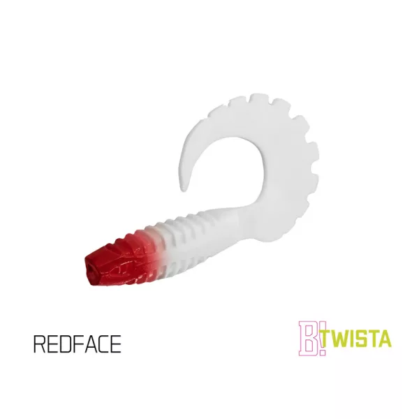 Gumowa rybka Delphin TWISTA UVs / 5szt 8cm/RedFACE