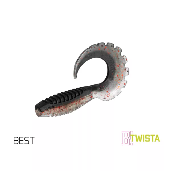 Gumowa rybka Delphin TWISTA UVs / 5szt 8cm/BEST