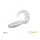 Gumowa rybka Delphin TWISTA UVs / 5szt 8cm/YETI