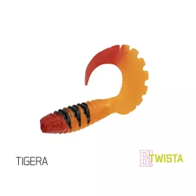 Gumowa rybka Delphin TWISTA UVs / 5szt 10cm/TIGERA