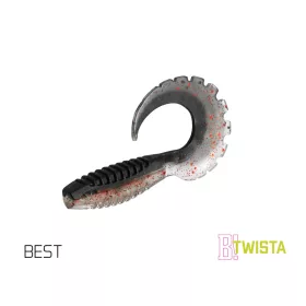 Gumowa rybka Delphin TWISTA UVs / 5szt 10cm/BEST