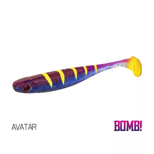 Delphin DuoPACK BOX BOMB! Rippa / 12x 5szt 5cm/AVATAR gumowa rybka
