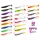 Delphin DuoPACK BOX Top mix BOMB! Rippa / 12x 5szt 5cm/MIX gumowa rybka