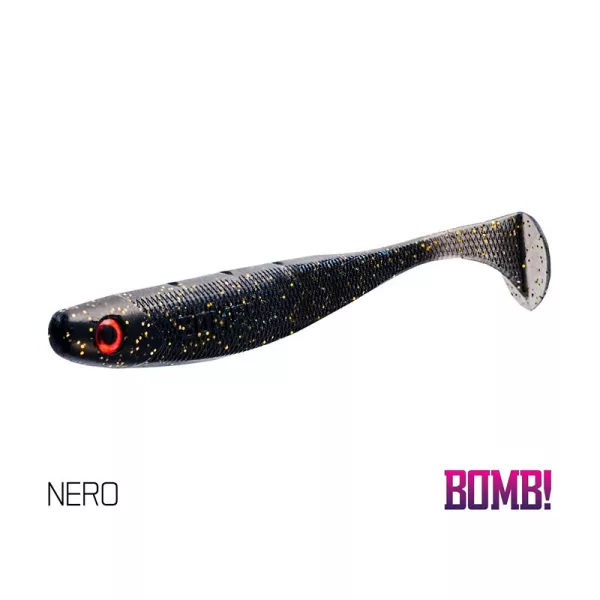 Delphin DuoPACK BOX BOMB! Rippa / 12x 5szt 5cm/NERO gumowa przynęta