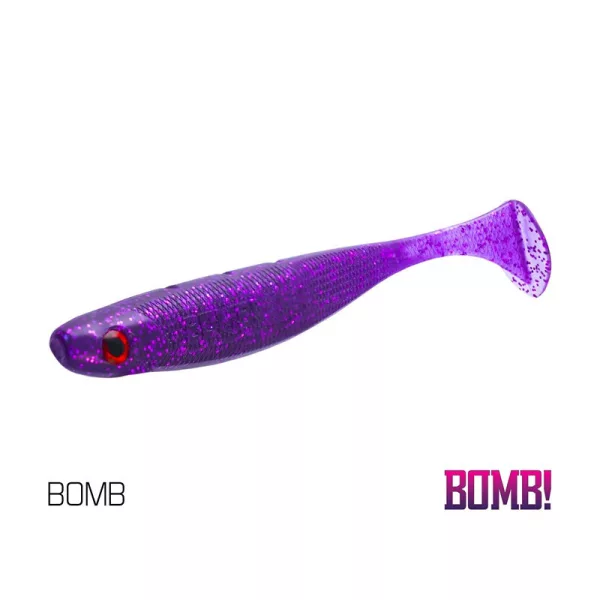 Delphin DuoPACK BOX BOMB! Rippa / 12x 5szt 5cm/BOMB gumowa przynęta